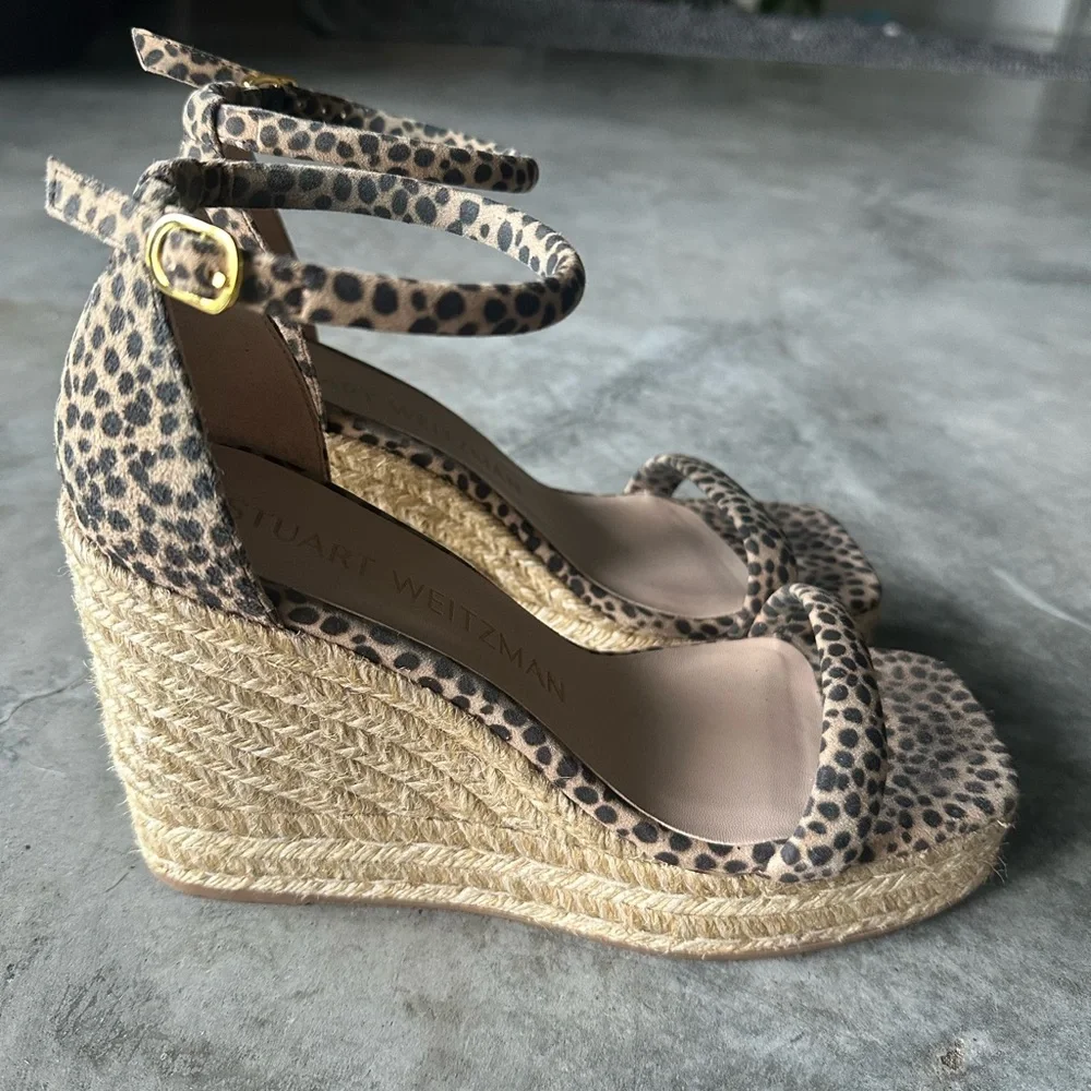 Stuart Weitzman Floria Wedge Sandals